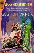Frank Frazetta cover art for Ace edition of Lost On Venus