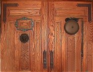 Front Door and Signal Bell of Tarzana Ranch