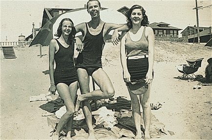 At the beach - 1930