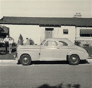 Home of Jim and Joan Burroughs Pierce (Jim Pierce in suspenders)