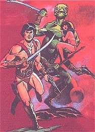 John Carter Game art by Russ Manning